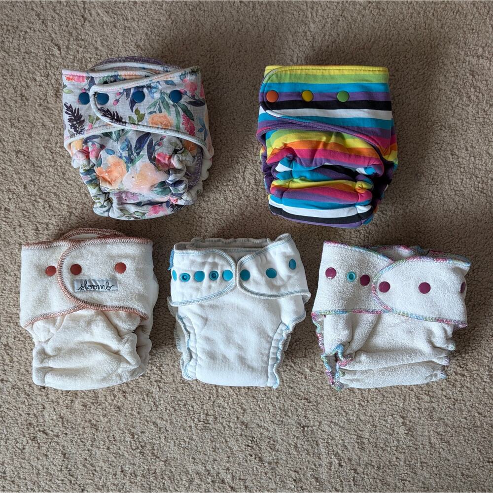 Lilly & Frank Fitted Diaper Lot + Sloomb (OS & Toddler Sizes)